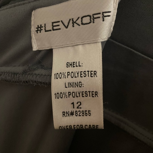 Bill levkoff size 12 women’s sleeveless gray bridesmaid dress - Picture 7 of 12